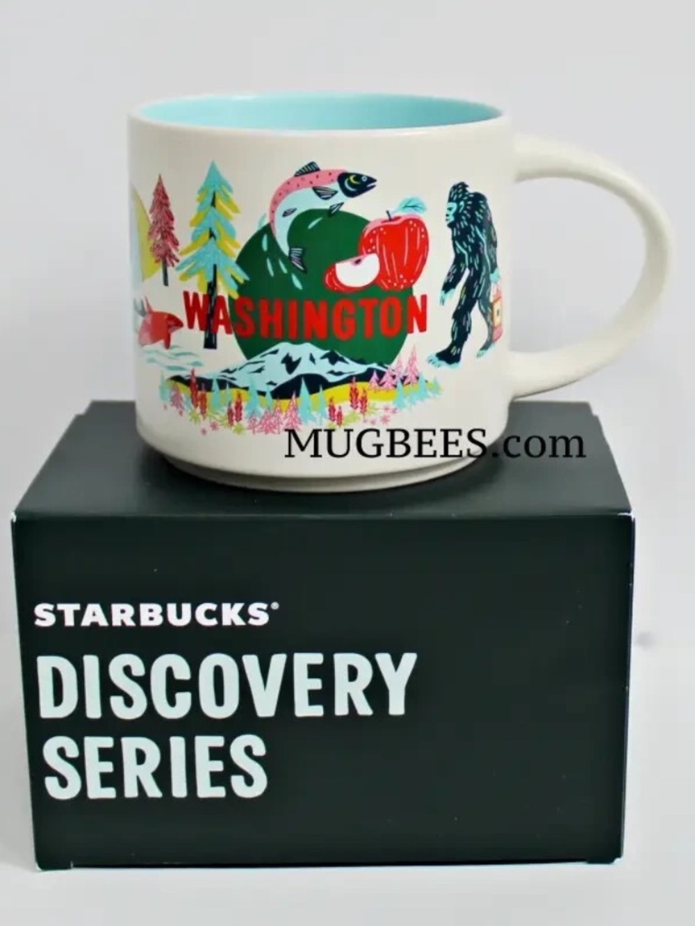 Starbucks Discovery Series Washington Ceramic Coffee Tea Cup Mug 14oz NEW